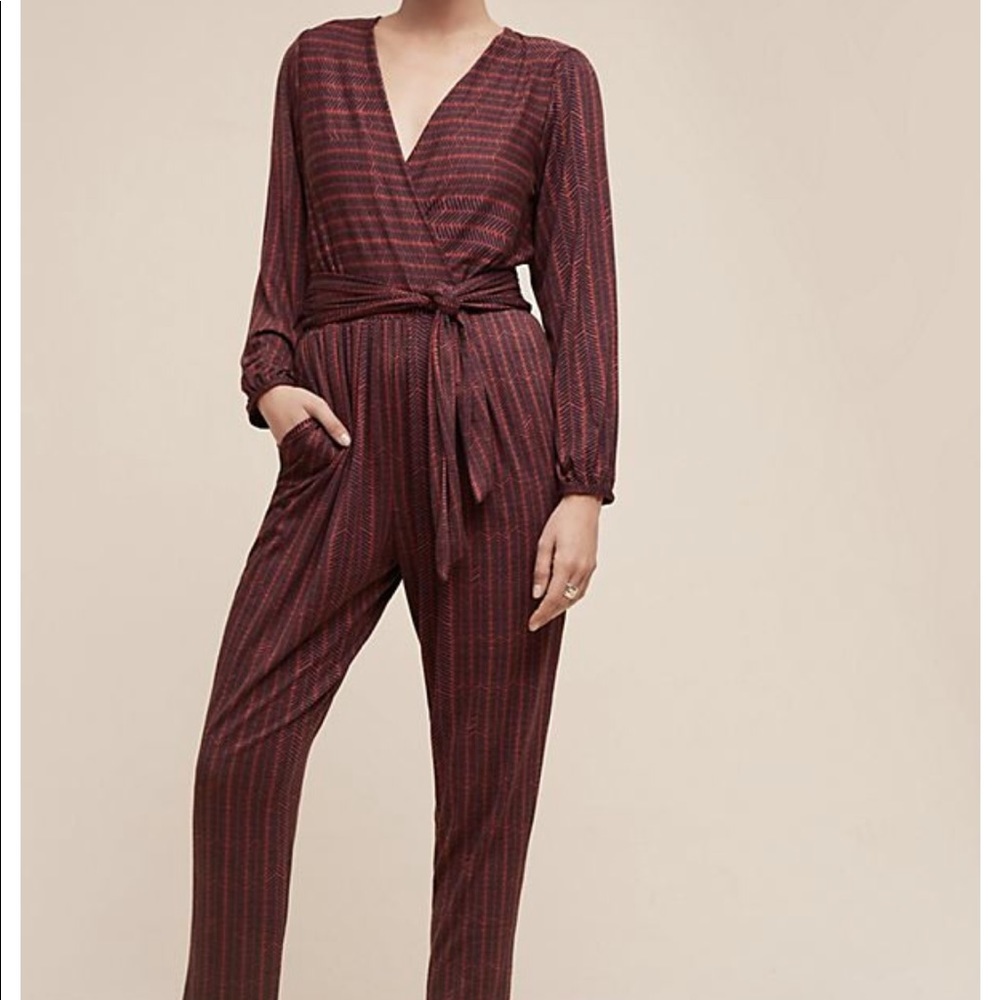 Anthropologie bran Nomad Pallare Printed Jumpsuit